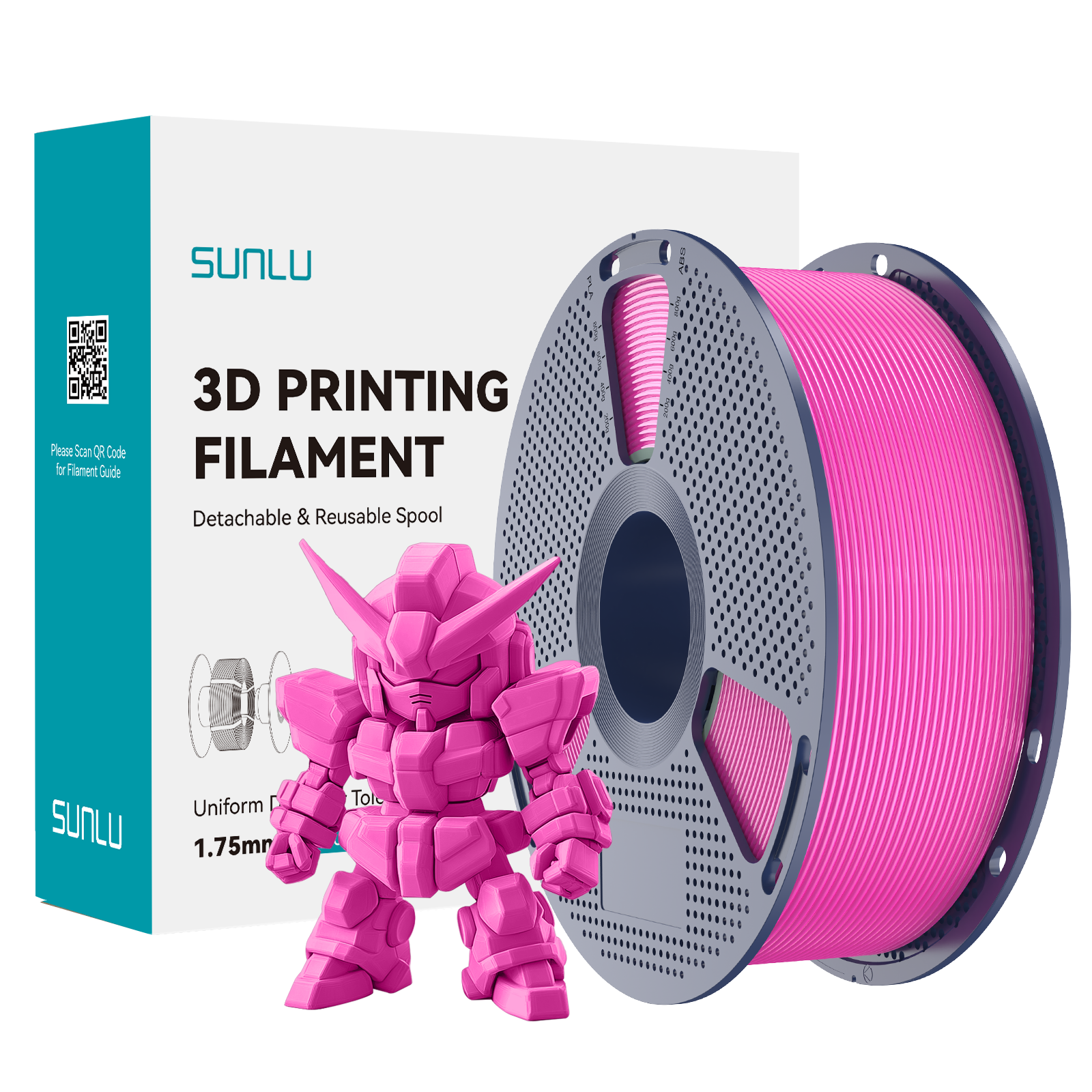 SUNLU PLA+ Magenta - obrazek 2