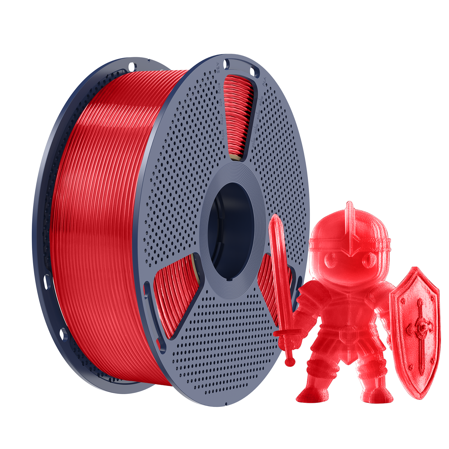 SUNLU PLA+ Transparent Red / Transparentny Czerwony, przezroczysty