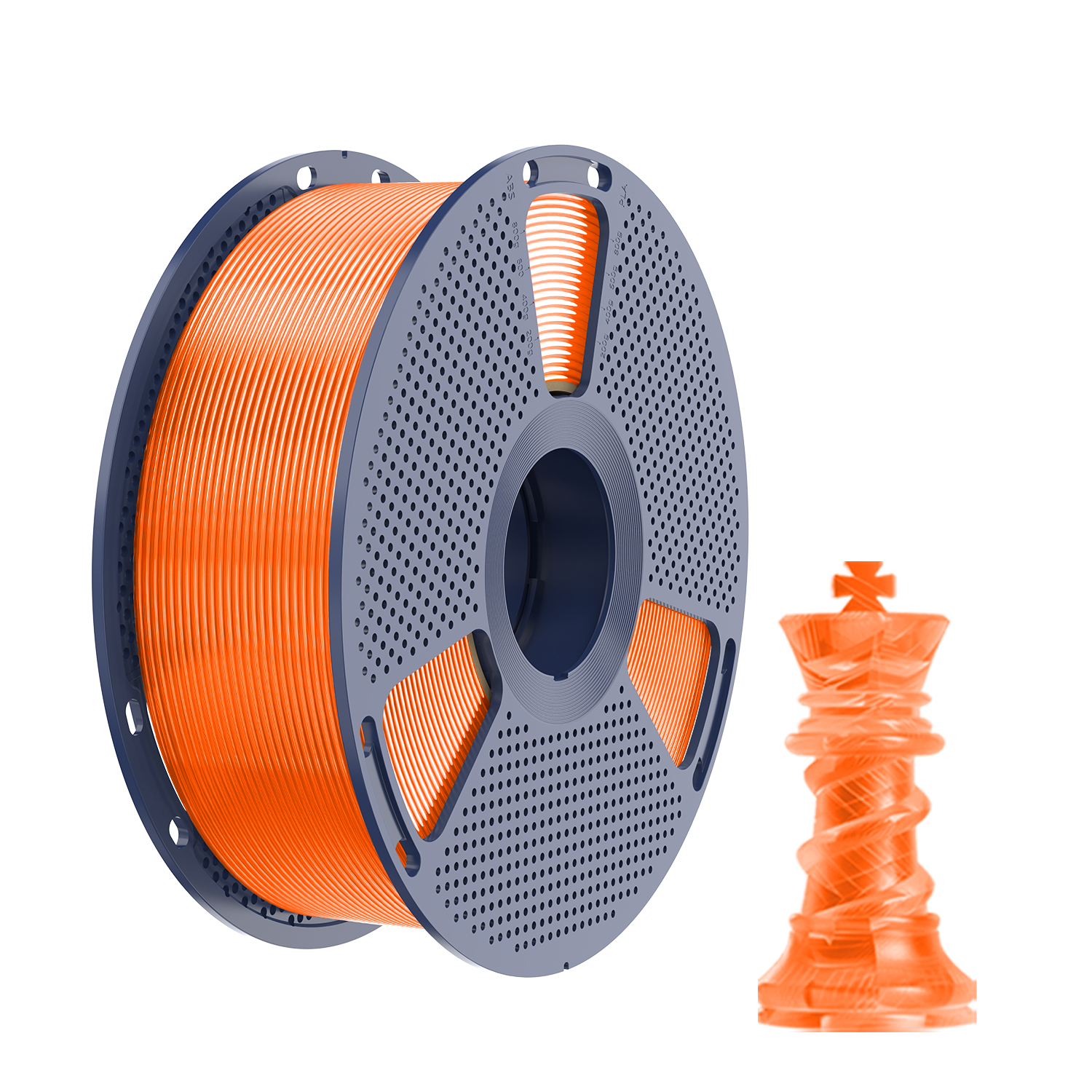 SUNLU PETG Transparent Orange / Transparentny Pomarańczowy